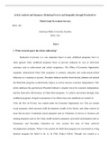 PSYC  503  Article  Analysis  and  Summary.docx    Article Analysis and Summary: Reducing Poverty and Inequality through Preschool-to-   Third-Grade Prevention Services  PSYC 503  American Public University Systems  PSYC 503  Part I  1. What research gap 