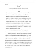 Week  7  Final  Paper.doc  PSYC 325  Biopsychology  PSYC 325  A Multifaceted Approach to Treatment of Tourette s Syndrome  Abstract  Gilles de la Tourette s syndrome, or more commonly, Tourette s syndrome (TS), is a fairly common neurodevelopmental condit