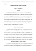 week  5  assignment  CMRJ.docx  CMRJ101  Eyewitness Evidence and Testimony: Good or Bad?  CMRJ101 1002 winter 2021  Abstract  Eyewitness evidence and testimonials are a crucial part in any court room. They play  such an important role in criminal justice 