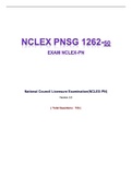 NCLEX PNSG 1262-50 EXAM NCLEX-PN