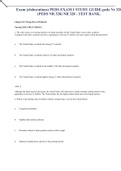 Exam (elaborations) PEDS EXAM 1 STUDY GUIDE-peds Nr 328 (PEDS NR 328) NR 328 - TEST BANK.