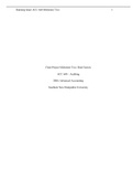 ACC 640 –  DBA Advanced Accounting :Auditing. Final Project Milestone Two: Risk Factors. Essay.