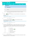 NURSING 201 LESSON 10_MEDICATION ADMINISTRATION.