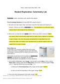 Student Exploration: Calorimetry Lab PHYS PHYS 3050 Calorimetry Lab Gizmo Assignment (1) (1)