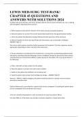 LEWIS MED-SURG TEST-BANK! CHAPTER 45 QUESTIONS AND ANSWERS WITH SOLUTIONS 2024