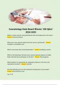 Cosmetology State Board Illinois/ 100 Q&A/ 2024-2025. their first service is performed? - Answer: Complete a consultation card  Which is the lowest level of decontamination? - Answer: Sanitizing a surface  Which of the following is the best way to avoid a