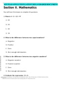 ATI TEAS 6 FULL TEST:LATEST 2021,A GRADED DOCUMENT