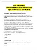 Gas Exchange Concept-COPD-Asthma Nursing 170 NVCC Exam Study Set 