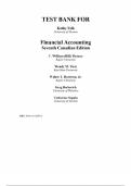 Test Bank For Financial Accounting, Canadian Edition, 7th Edition by Walter T. Harrison, Wendy M. Tietz, C William Thomas, Greg Berberich, Catherine Seguin Chapter 1-10