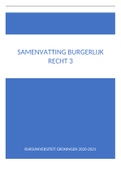 Samenvatting + schema's Burgerlijk Recht 3: behaald cijfer: 10