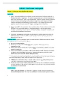 NR 601 Final Exam Study Guide / NR601 Final Exam Study Guide(Version-2) (NEWEST, 2021): Chamberlain College Of Nursing(Download to Score A)