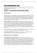 Solution Manual For Managing and Using Information Systems A Strategic Approach, 8th Edition by Keri E. Pearlson, Carol S. Saunders, Dennis F. Galletta Chapter 1-13