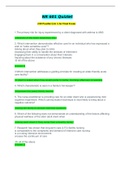 NR 601 Quizlet_Possible Q & A for Week 8 Final Exam / NR601 Quizlet_Possible Q & A for Week 8 Final Exam (NEWEST, 2021) : Chamberlain College of Nursing(Download to score A) 