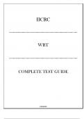 IICRC - WRT - Complete Test Guide 2024