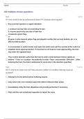 GCOR Study Guide (Rules for Exam) Questions With Solved Answers!!