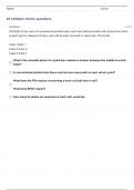 FRA Tier 2 Study Guide Questions With All Correct Answers!!