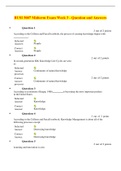 BUSI 3007 Midterm Exam Week 3 - Question and Answers (Verified)