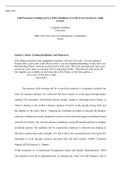 OSH  2301 Fall  Protection  Training  on  Free  Fall  Calculation  of  a  Fall  Arrest   OSH 2301  Fall Protection Training on Free Fall Calculation of a Fall Arrest System for Adult Learner  Columbia Southern University  OSH 2301-19A-1A21-S1, Introductio