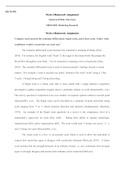 MKTG 400 Week 4 Assignment.docx   MKTG400  Week 4 Homework Assignment  American Public University MKTG400: Marketing Research   Week 4 Homework Assignment  Compare and contrast the semantic differential, Stapel scale, and Likert scale. Under what conditio