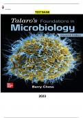 COMPLETE Elaborated Test Bank For Talaro's Foundations in Microbiology  11th Edition Barry Chess2023