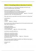 NUR 611- Hematology Kahoots (Questions & Answers)