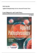 Test Bank - Applied Pathophysiology for the Advanced Practice Nurse, 1st Edition (Dlugasch, 2020), Chapter 1-14 | All Chapters