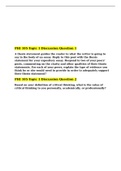 Exam (elaborations) PHI 105 (PHI105 (PHI 105 (PHI105) PHI 105 ENTIRE COURSE WEEK 1 TO 7, ASSIGNMENTS, DISCUSSIONS (Complete solutions) A+ guide.