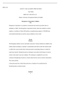 Unit  6  case  study.doc     MOS 5101  SAFETY AND ACCIDENT PREVENTION   Case Study                 MOS 5101-18N-SU21L-S1  Master of Science Occupational Safety & Health  Hoeganaes Corporation: Gallatin, TN  Hoeganaes Corporation is a producer of atomized 