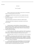 Unit1CaseStudy.docx   PSY 1010  PSY 1010  Unit 1, Case study  Of the six scenarios listed, I chose numbers two, three, and six. For these three  scenarios, the following questions will be answered.  - Which research method was used (case history, survey, 