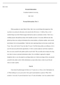 Unit  III  Essay.docx (2)     SOC 1010  Personal Information  Columbia Southern University  SOC 1010  Personal Information: Part A  When googling my name Maura Talley, there were several things that popped up. One was there is an actress by that name, who