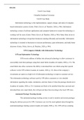 Unit  II  Case  Study  MBA5401  Howell.docx   MBA5401  Unit II Case Study  Columbia Southern University  Unit II Case Study  Information technology is the implementation, support, design, and study of computer- based information systems (Carter, Petter, G