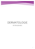 Dermatologie: volledige samenvatting + examenvragen