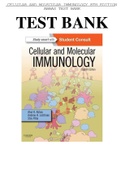 Cellular and Molecular Immunology 8th Edition Abbas Test Bank