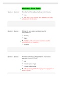 SOUTH UNIVERSITY: NSG6001 FINAL EXAM (2 VERSIONS) & NSG6001 MIDTERM EXAM (2 VERSIONS): | LATEST, 2021 | SOUTH UNIVERSITY |100% CORRECT ANSWERS, DOWNLOAD TO SCORE “A”|