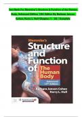 Test Bank For Memmler's Structure and Function of the Human Body 12th Edition Barbara Johnson Cohen, kerry L. HULL( all chapter included graded A+)