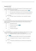 NURSING 316 - Respiratory Disorder Evolve Questions. Answers Provided. Complete Study Guide.