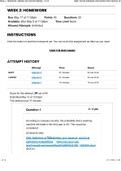 MATH 221 Week 2 Homework; Statistics for Decision-Making 