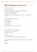 BSC 1005 Midterm Review 1-8 All Possible Questions and Answers with complete solution