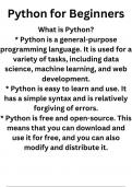 Python for Beginners