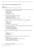 MED SURG 211: CH25 Inflammatory Processes: Multiple choice Q& A 