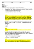 NR 340 HESI Week 8 FINAL EXAM-160 Q & A, NR 340 HESI Exit Exam 1 