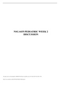 NSG6435 Pediatric Version 2 discussion: Why is developmental assessment essential in the provision of primary - South University