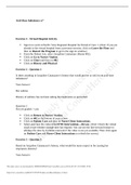 VCE Quiz Acid Base Inbalance w7. Correct Answers Indicated.