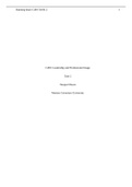 C493 task 2 final.docx C493 C493: Leadership and Professional Image Task 2 Western Governors University C493 Task 2 A: Professional mission statement and summary A1: Creating a professional mission statement To be a compassionate nurse who strive