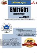 EML1501 Assignment 4 Full Solutions 2024 (651384) - DUE 27 September 2024