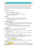 NUR 3029: Health Assessment Final Exam: Study Guide-2021