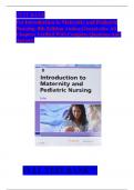 Introduction To Maternity And Pediatric Nursing 8th Edition Leifer Test bank 