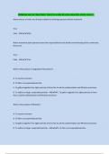 DRINKING WATER TREATMENT PRACTICE EXAM REVIEW 2024/2025 (OHIO CLASS 1), Ohio Lead Abatement contractor Exam Review Qs&As 2024-2025, Ohio Lead Risk Assessor Exam Questions With 100% Correct Answers 2024-2025, OHIO PLUMBING CODES - CODE DEFINITIONS - CHAPTE