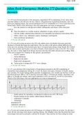 MCQs Adam Rosh Emergency Medicine (272 Questions with Answers)