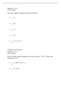 CHEM 133 Quiz 1 Results GRADED A+